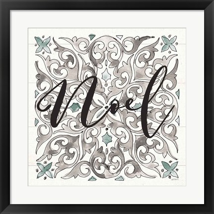 Framed Modern Farmhouse XVI Noel Print