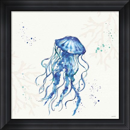 Framed Deep Sea V No Words Print