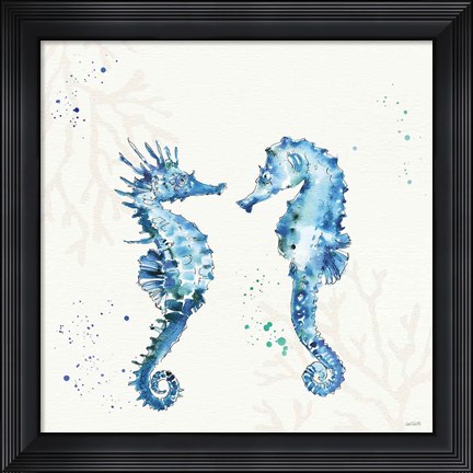 Framed Deep Sea III No Words Print