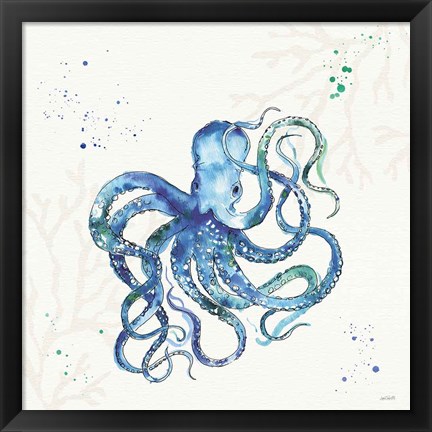 Framed Deep Sea II No Words Print