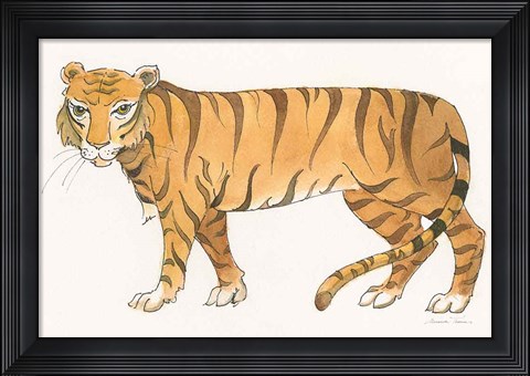 Framed Big Cats IV Print