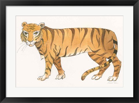 Framed Big Cats IV Print