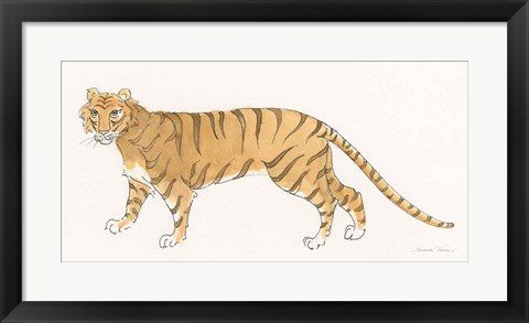 Framed Big Cats I Print