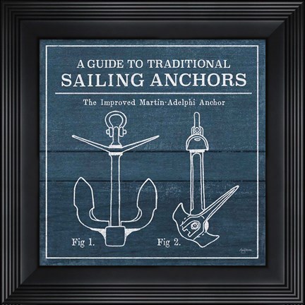 Framed Vintage Sailing Knots XII Print