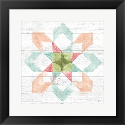 Framed Pastel Flower Market VIII Print