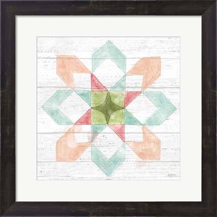 Framed Pastel Flower Market VIII Print