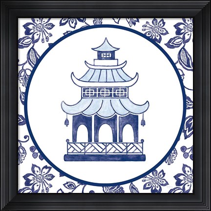 Framed Everyday Chinoiserie VIII Print