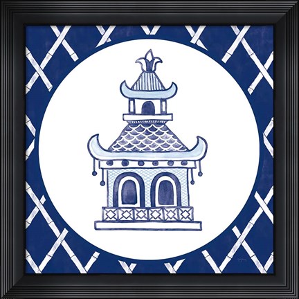Framed Everyday Chinoiserie V Print