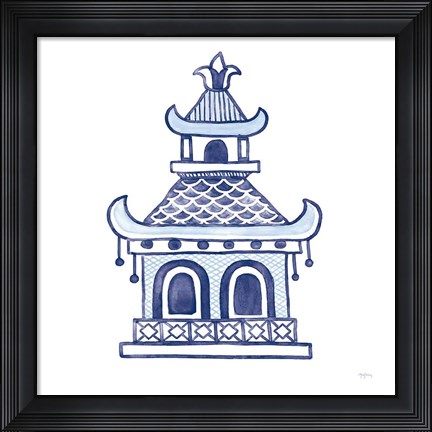 Framed Everyday Chinoiserie I Print