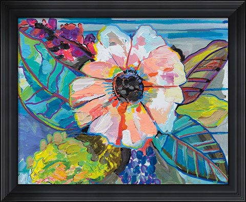 Framed Island Flowers Print