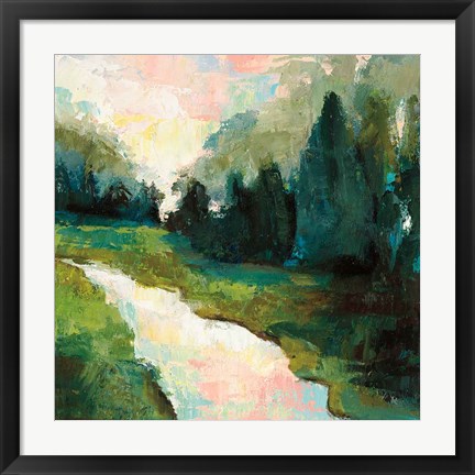 Framed River Walk Print