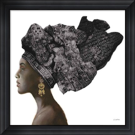 Framed Pure Style Black Print