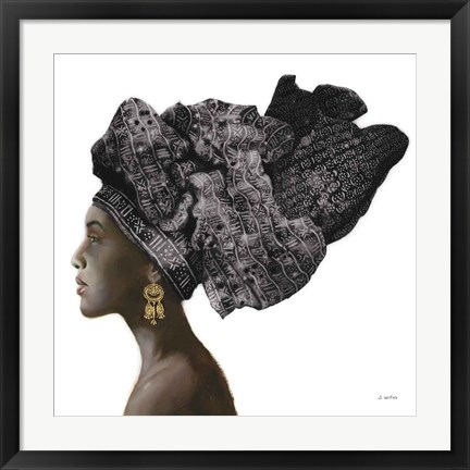 Framed Pure Style Black Print