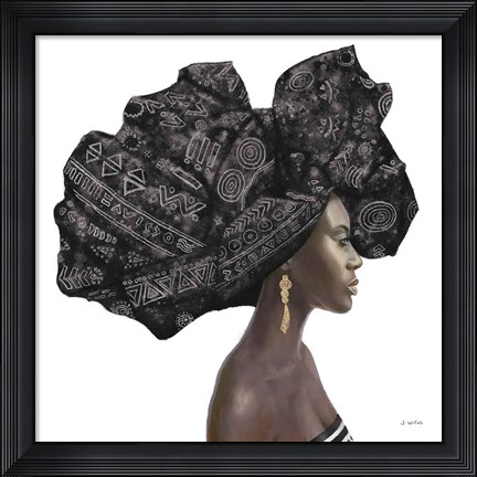 Framed Pure Style II Black Print