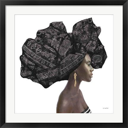 Framed Pure Style II Black Print