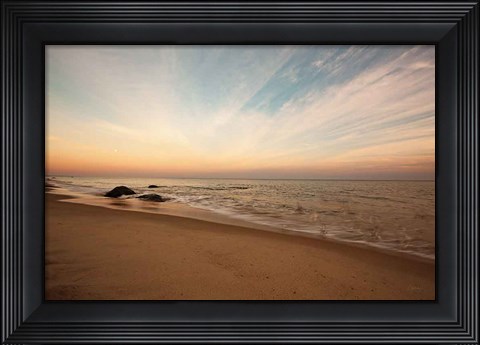 Framed Marthas Vineyard Beach II Print