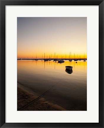 Framed Marthas Vineyard Sunset I Print