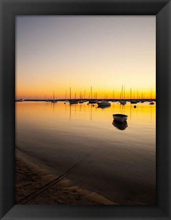 Framed Marthas Vineyard Sunset I Print