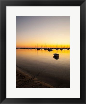 Framed Marthas Vineyard Sunset I Print