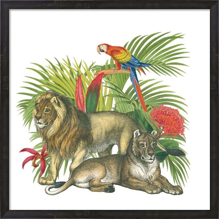 Framed In the Jungle II Print