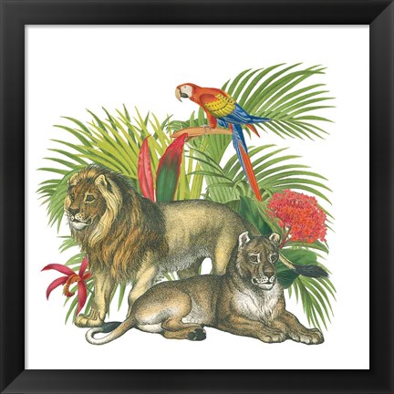 Framed In the Jungle II Print