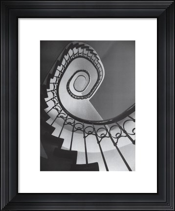 Framed Spiral Staircase Print