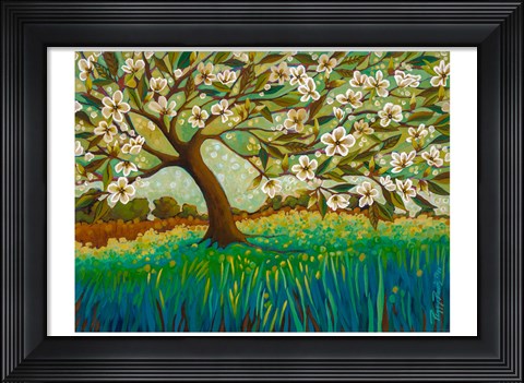 Framed Magnolian Grace Print