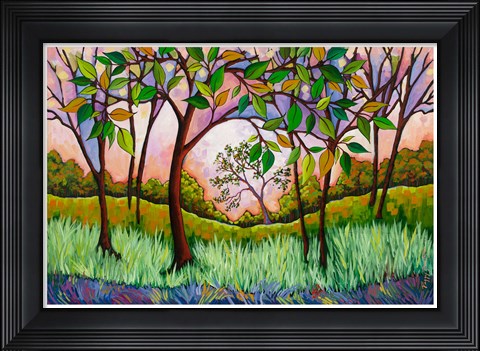 Framed Purple Sky Print