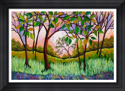 Framed Purple Sky Print