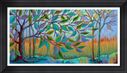 Framed Misty Meadow Print