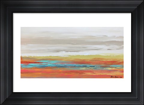 Framed Waiting for the Sun Print