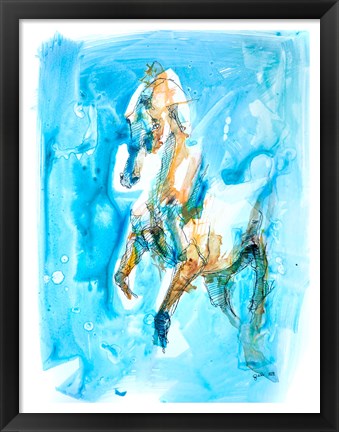 Framed Equine Nude 56t Print