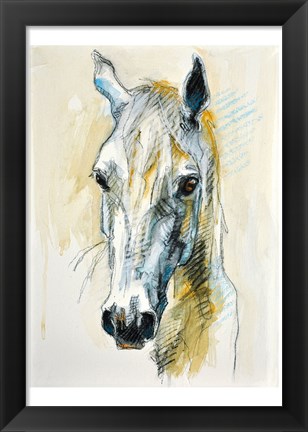 Framed Horse Head Print