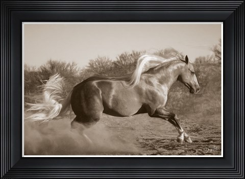 Framed Platinum Centerfold (sepia) Print