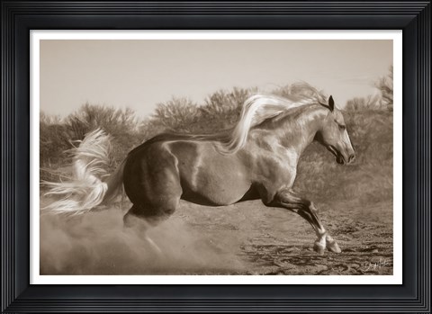 Framed Platinum Centerfold (sepia) Print