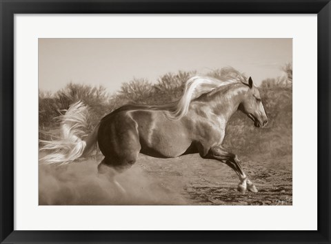 Framed Platinum Centerfold (sepia) Print