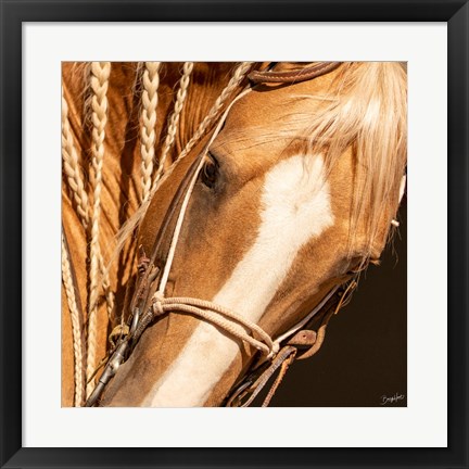 Framed Palomino n Vogue Print