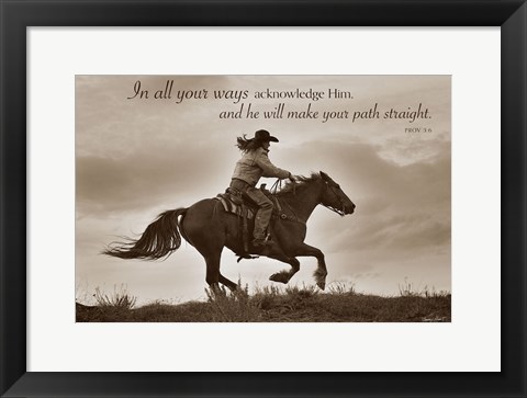 Framed Color me Gone (In all your ways...) Print