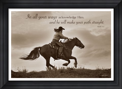 Framed Color me Gone (In all your ways...) Print