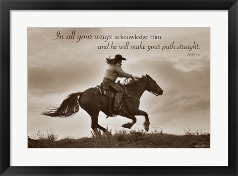 Framed Color me Gone (In all your ways...) Print