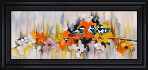 Framed Trio with Poppies Print