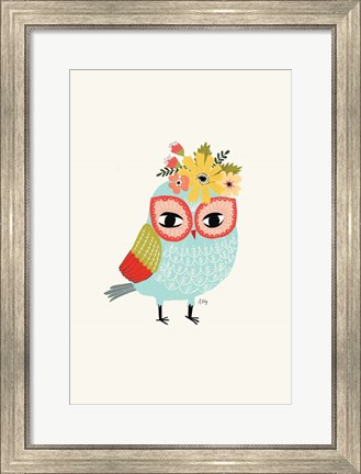 Framed Helga Owl Print