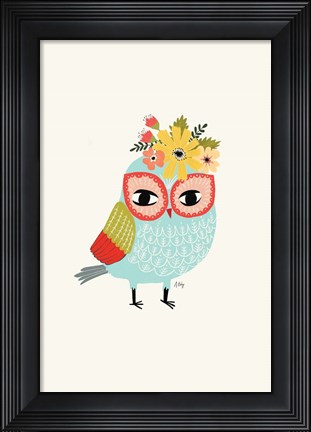 Framed Helga Owl Print
