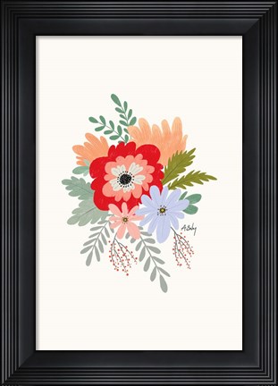 Framed Spring Flowers Print
