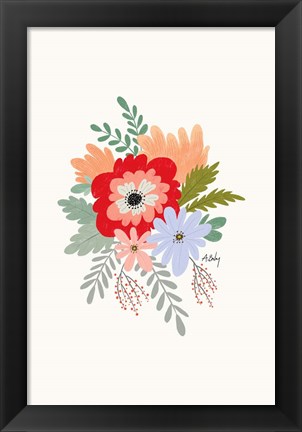 Framed Spring Flowers Print