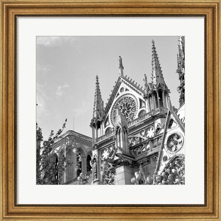 Framed Shining Star of Paris - Notre Dame Print