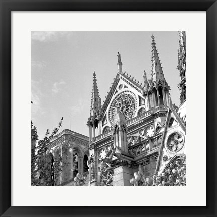 Framed Shining Star of Paris - Notre Dame Print