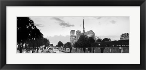 Framed Spire - &#206;le de la Cite Print