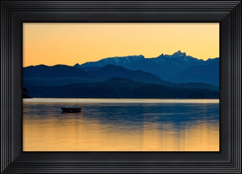 Framed Golden Glow Print