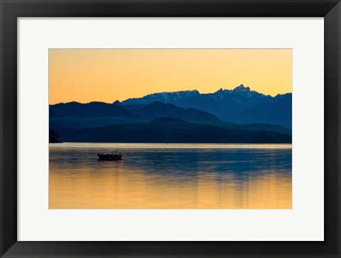 Framed Golden Glow Print